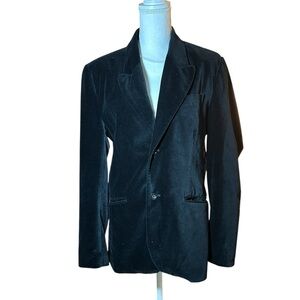 Fink Men's Black Velvet Blazer